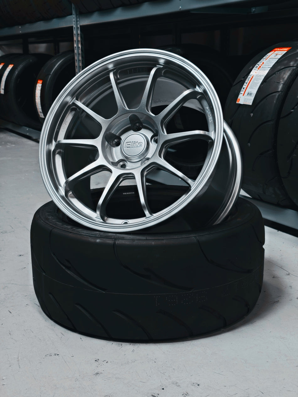 Elite Performance  EP10 Forged Wheels 17x10.0 +50 5x114.3 73 Heritage Silver Set of 4