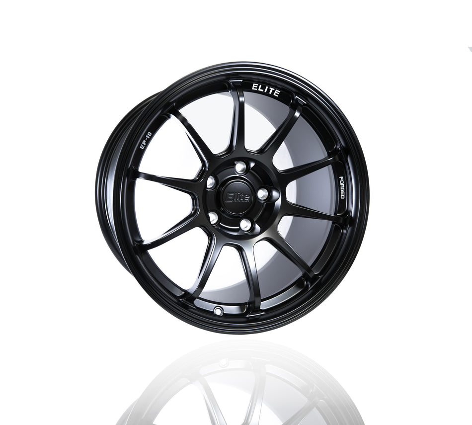Elite Performance  EP10 Forged Wheels 17x10.5 +40 5x114.3 73.1 Machine Black Set of 4