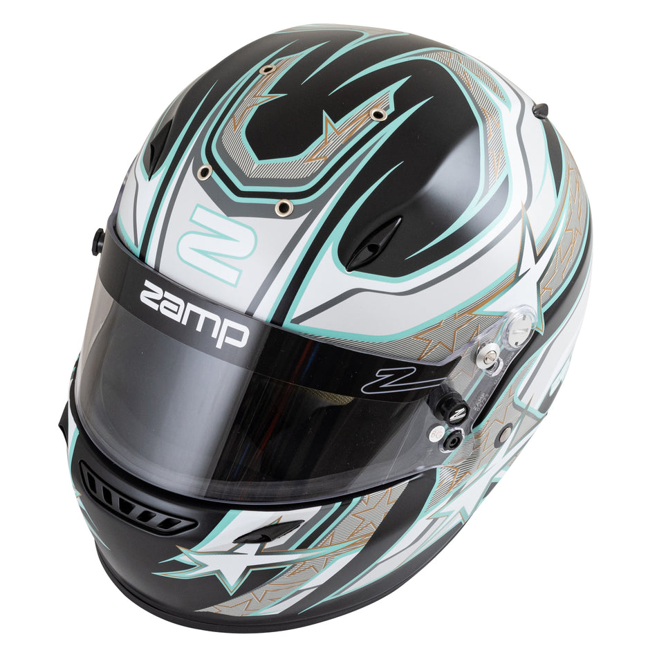 Zamp Graphic Helmet ZR-72 SA2020/FIA8859-2015 Z-24 Anti-Fog Clear Shield