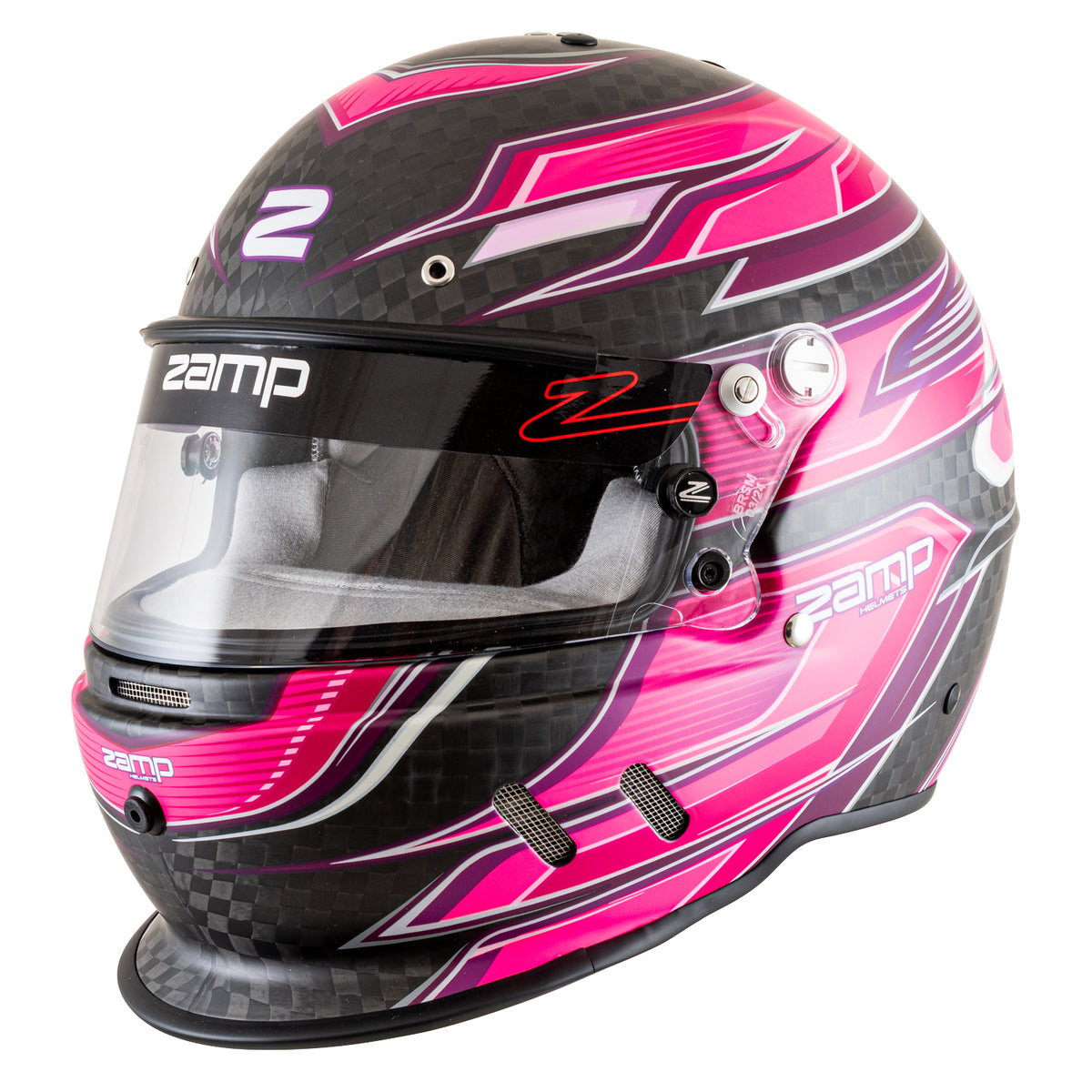 Zamp H781C092XL RZ-67D SA2025 Racing Helmet, Flor Green, 2X-Large