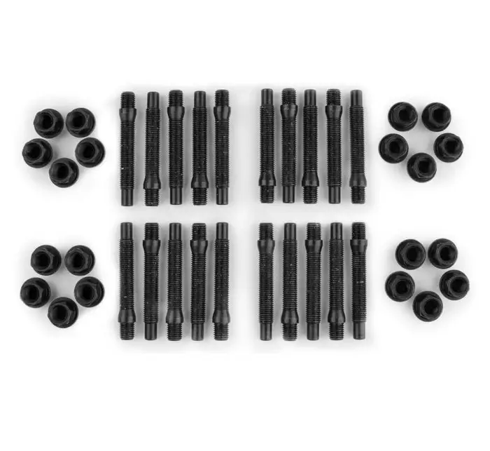 APEX 75mm M14 VW/Audi 5 Lug Hex Head Stud Kit - Black
