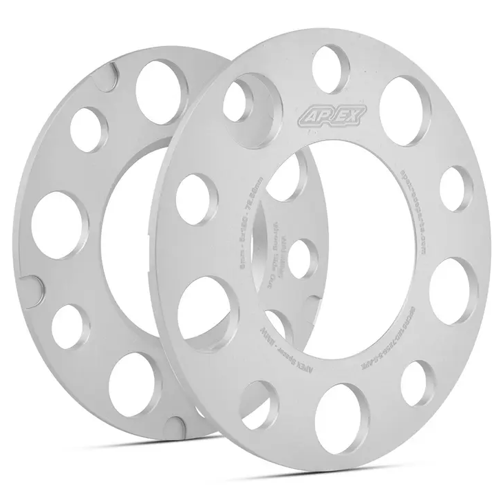 APEX 5mm VW/Audi Spacer Kit - Silver