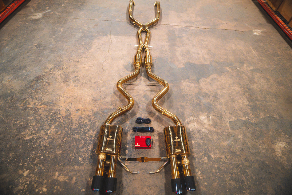 Valvetronic BMW M3 E9x V2 Valved Race Exhaust System (GOLD)